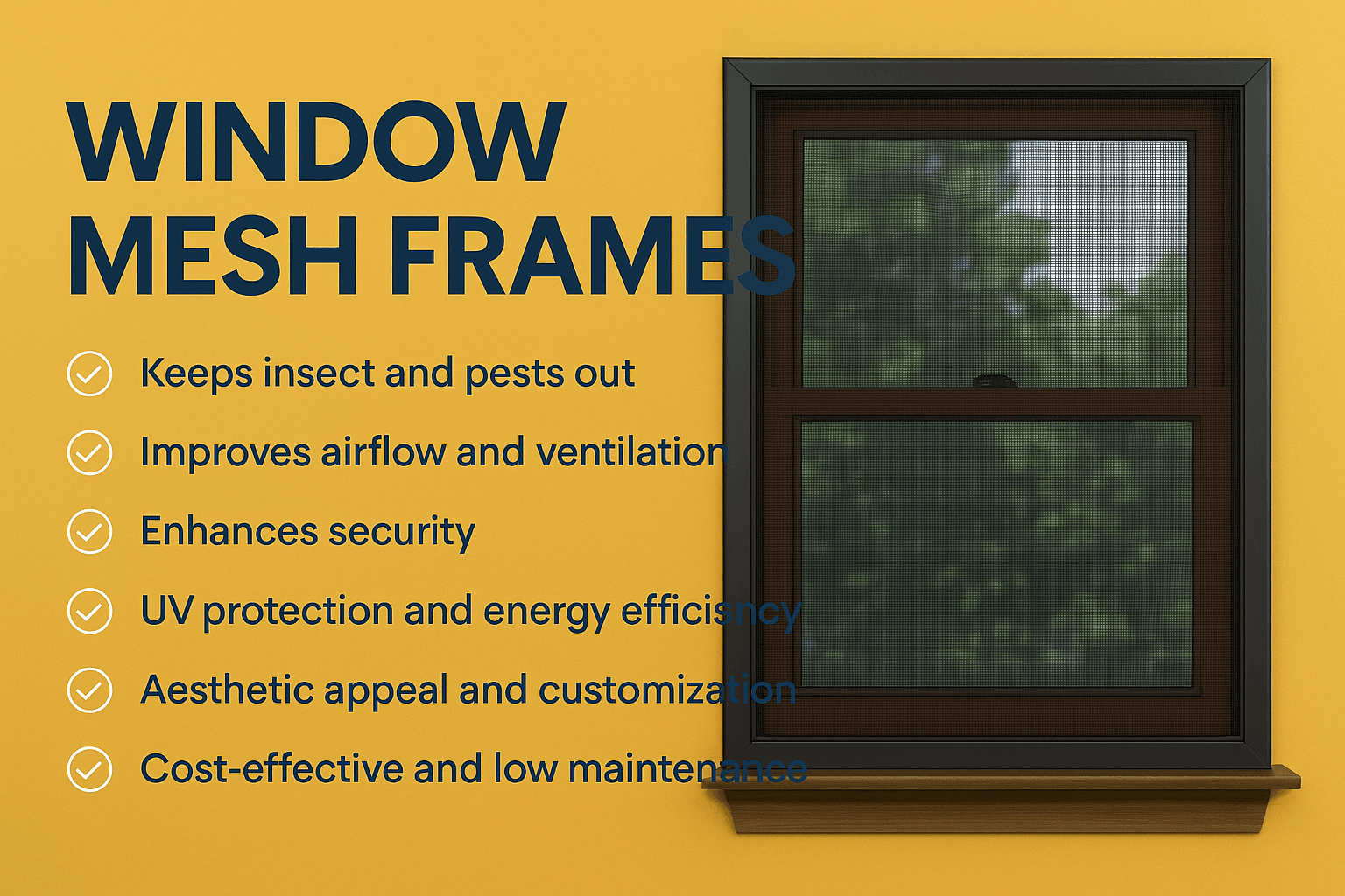 Window Mesh Frames: Benefits, Types, and Installation Guide