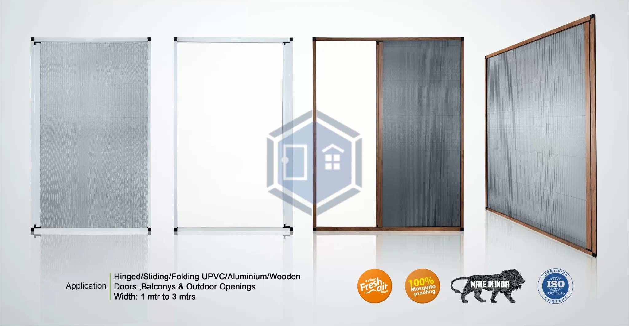 Pleated Mosquito net Doors in Hyderabad