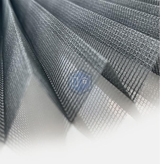 Polyester/PEP Mesh Pleated Mesh